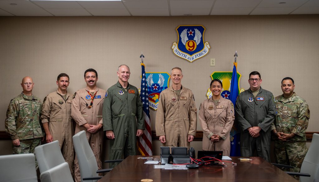 Esguerra standing with fellow officers